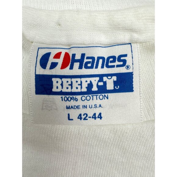 Vintage Starter Pittsburgh Penguins 1991 Single Stitch Deadstock Size L Mens Whi - Picture 3 of 11